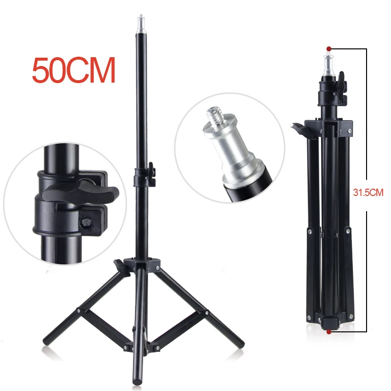 50cm light stand table tripod for smartphone ,projector,ring light
