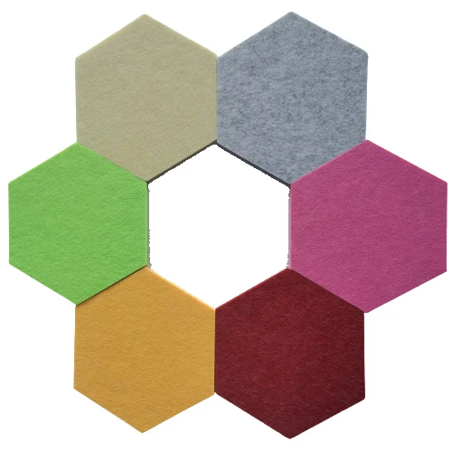 24MM PET 100% Polyester Fiber Fabric Acoustic Panel