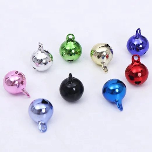 8mm-20mm Brass Copper Bell Craft DIY Metal Shiny Christmas Jingle Bells for Party Decorations Jewelry Making Cat Dog Bells