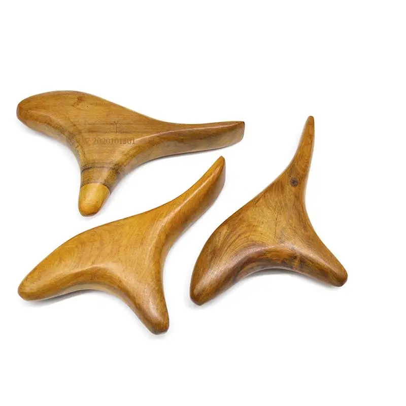 Natural Handmade Sandalwood Guasha Board-Wooden Gua Sha Tool Massager For Acupuncture Point Massage