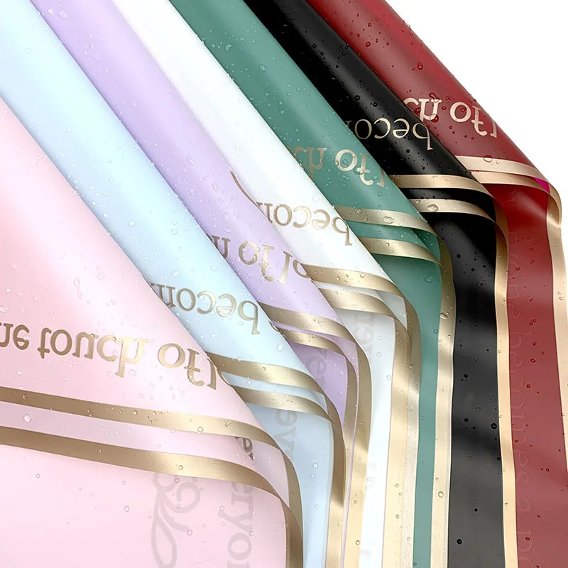 Korea Style Flower Bouquet Wrapping Paper Phnom Penh jelly film Florist Wrapping Paper