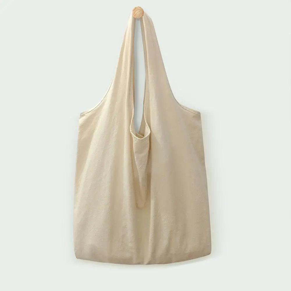 Chiterion Recycled Cotton Soft Side Simple Clean Borsa Shopping Tote Baged for Women Lady Custom Printed Promotional