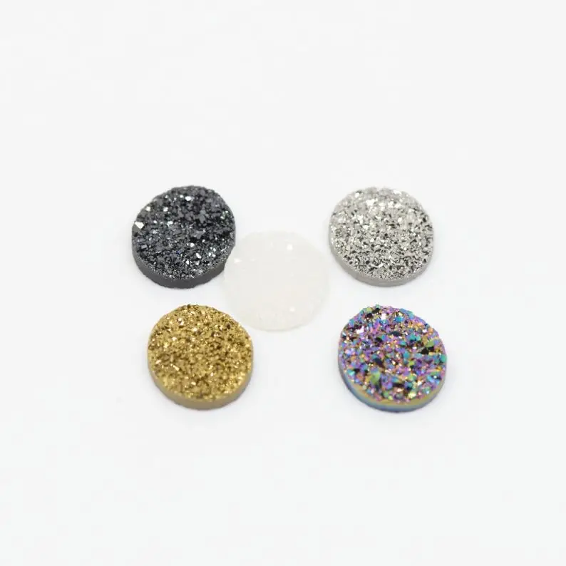 natural agate druzy/drusy cabochon for jewelry making