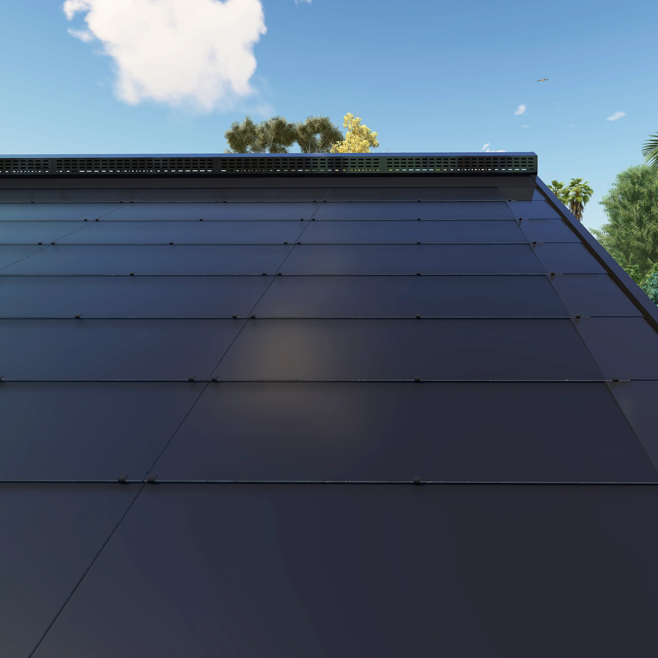 yingli High Quality New BIPV Solar Panel Flat Roofing Solar roof tiles for Building House Solar Roof Tiles System