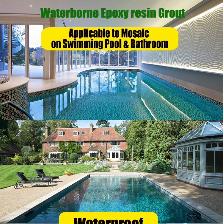 Waterproof two Component Epoxy Tile Grout Sealant for Bathroom swimming pool