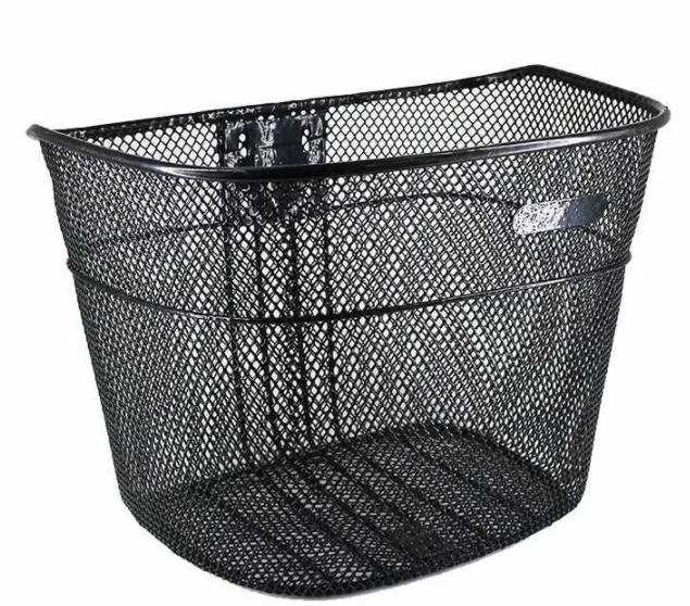 Bike boutique size mesh blue car frame Lou steel basket including bracket and accessories