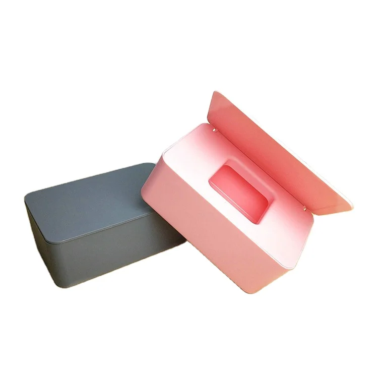 new arrival Multifunctional Dust-proof Tissue Container Towel Napkin Tissue Holder Case Desktop Wet Tissue Mask Storage Box