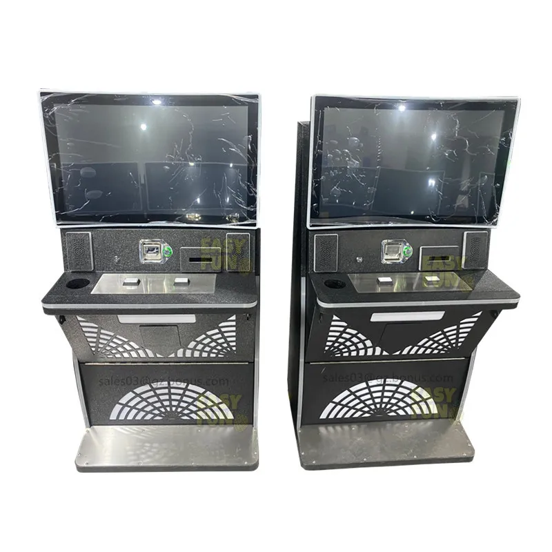 Sit-down POG 510 Machine Deluxe 27 inch Curved Touchscreen Upright Pot o Gold Metal Cabinet with Base