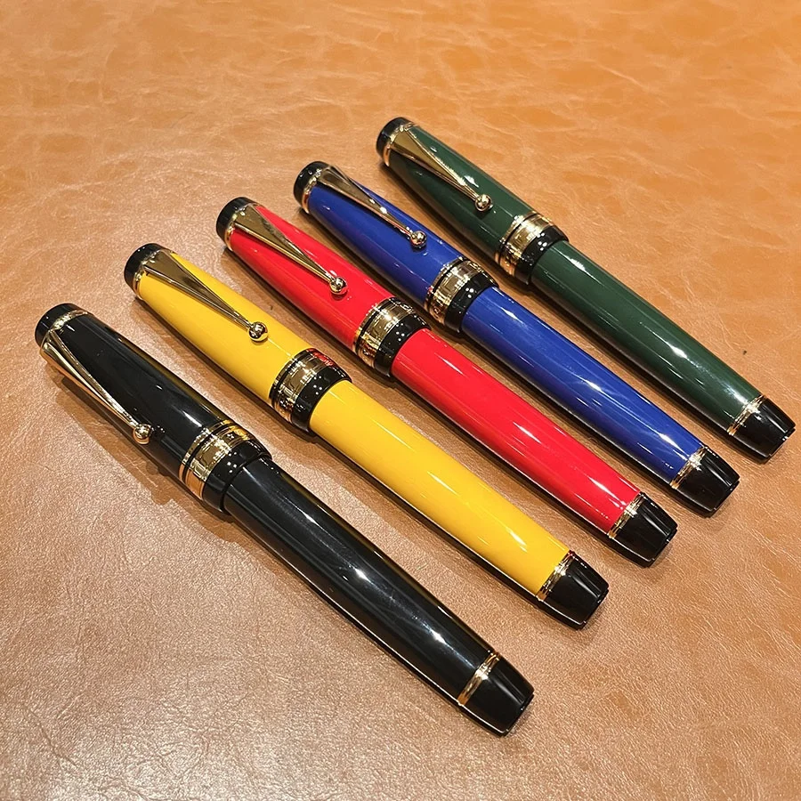 Collectors Gem for Business Executives Heavyweight Stylish Screw On Cap Deluxe VIP custom logo metal big Fountain Pen
