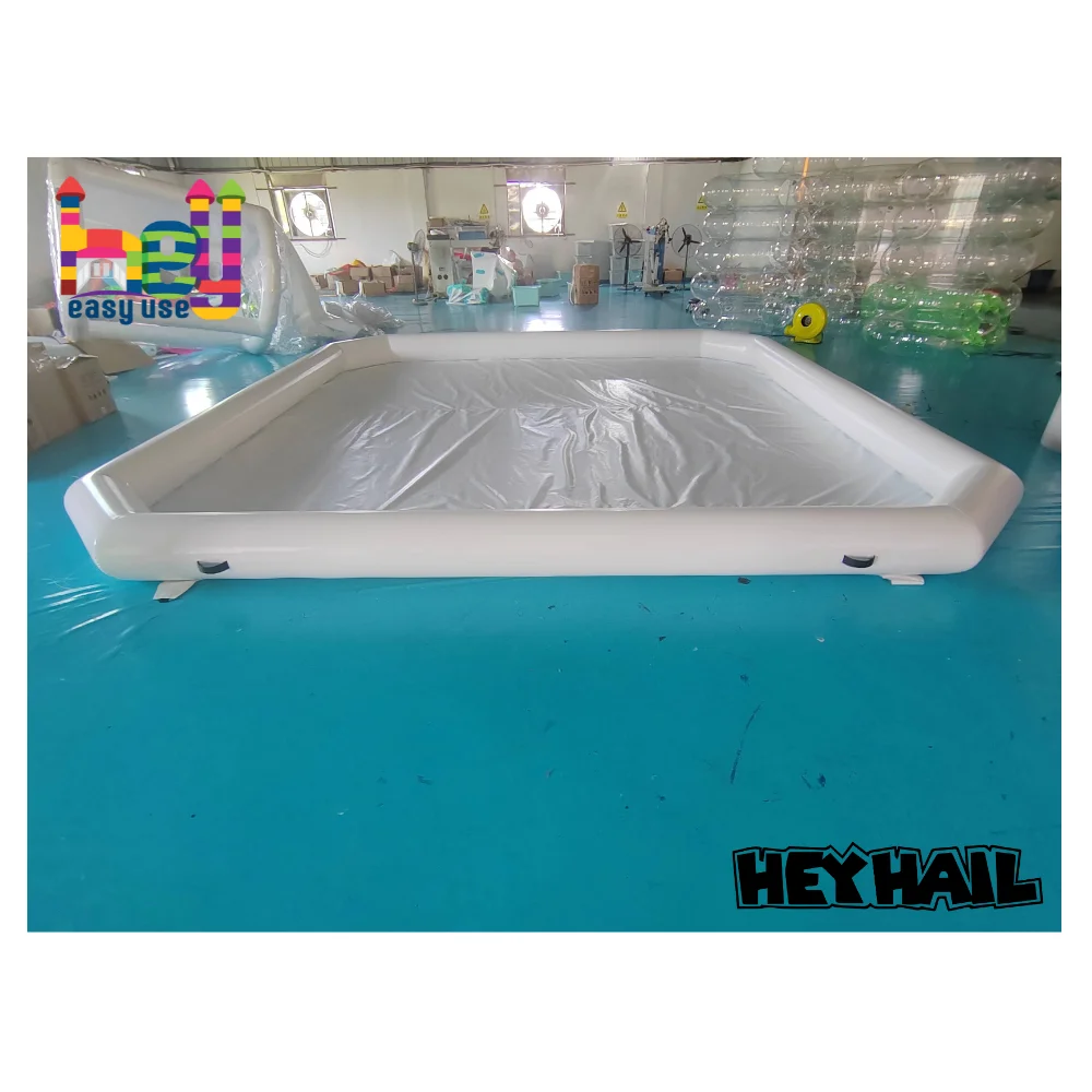 Customized Kids outdoor inflatable race track riding toys bumper car racing court race track inflatable