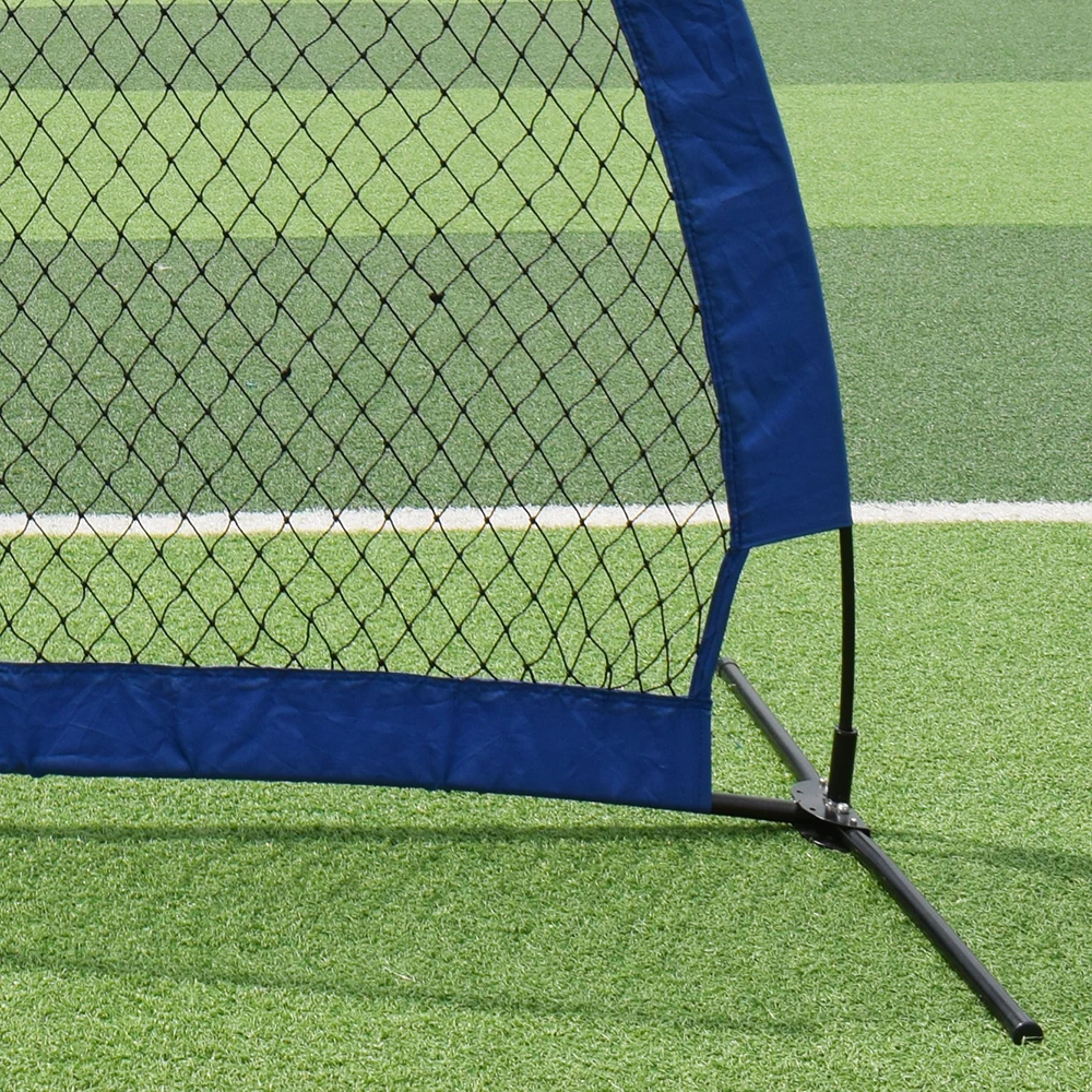 Portable A-Frame Pitching Screen Baseball Pitcher Protection from Grounders Heavy Duty Knotted Netting for Batting Practice