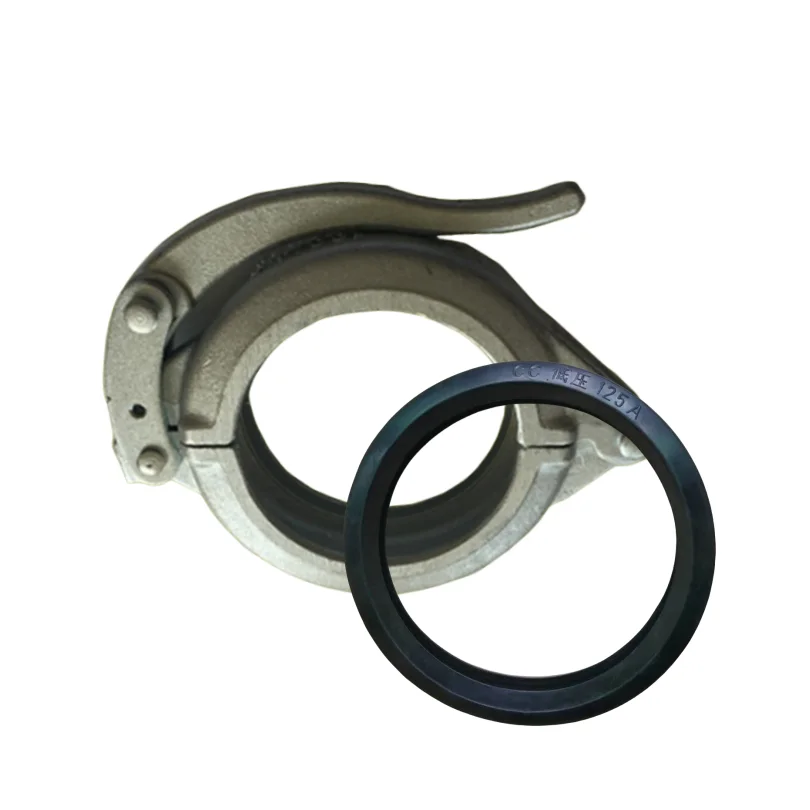 5.5' Concrete Hose Clamp Coupling SK148mm with rubber gasket for KCP Parts