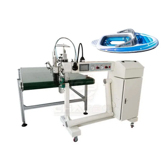 Подходит для широкого ассортимента, машина для автоматизации запечатывания материалов, сварочный аппарат горячего сварочного воздуха из ПВХ для надувных лодок