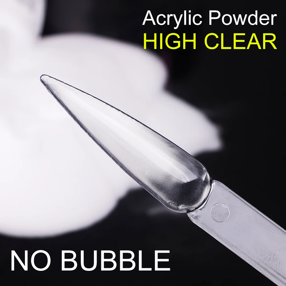 Private Label Nail System High Clear Acrylic Powder 1kg Bulk Wholesale Price Crystal Clear Acrylic Powder