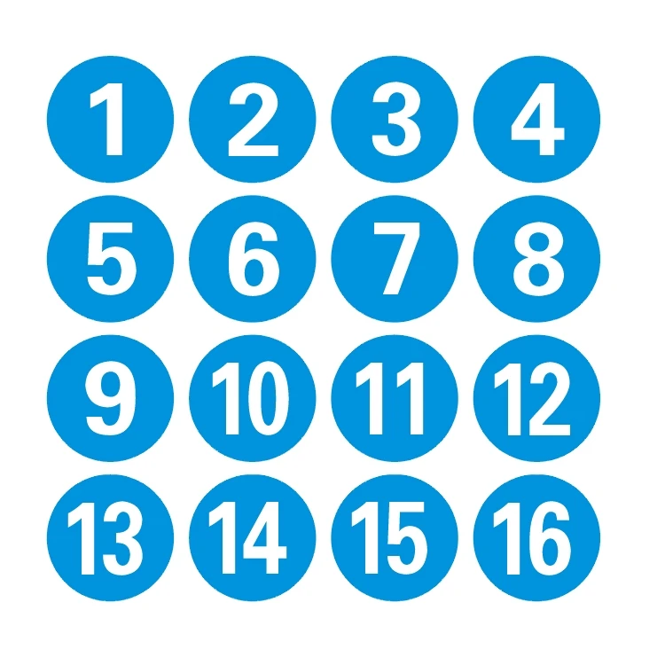 Chat now  Specify Colors Number Label Stickers For Painting Storage Box Mosaic Beads Organizer Bottle Cross Stitch Label