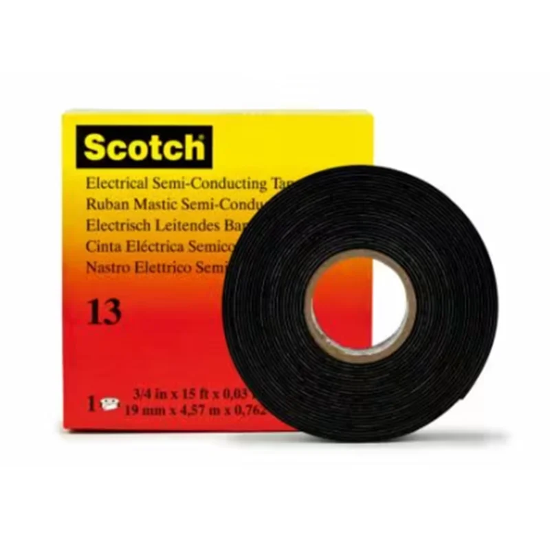 Semiconducting Electrical Black Rubber Tape for Bonding Insulated Materials