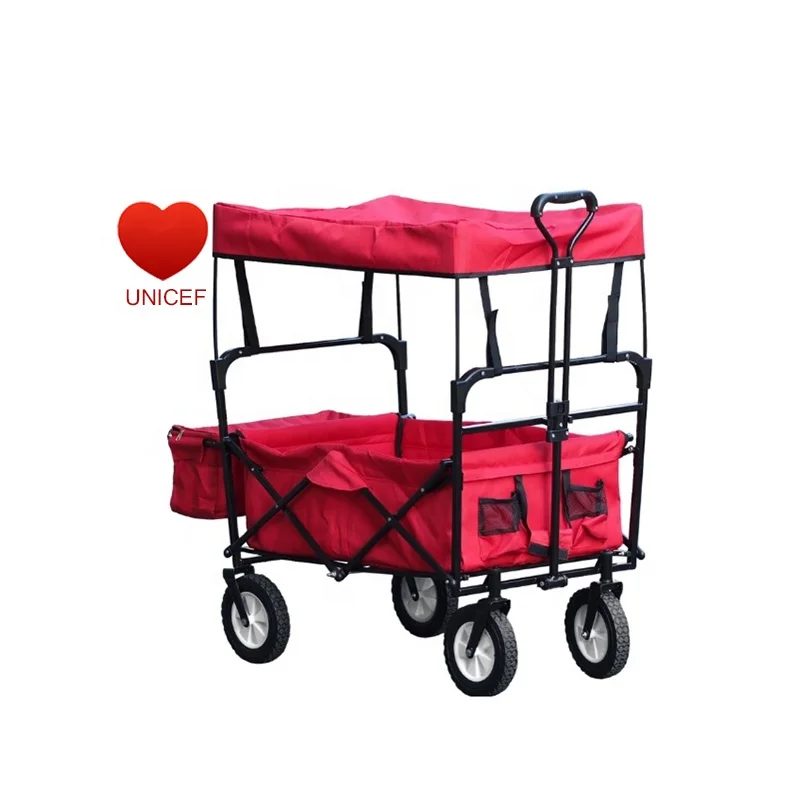 
Kids Stroller Wagon Single bar handle easy cleaning Outdoor Beach Sport baby Trolley Garden Shopping Travel CART with bag 