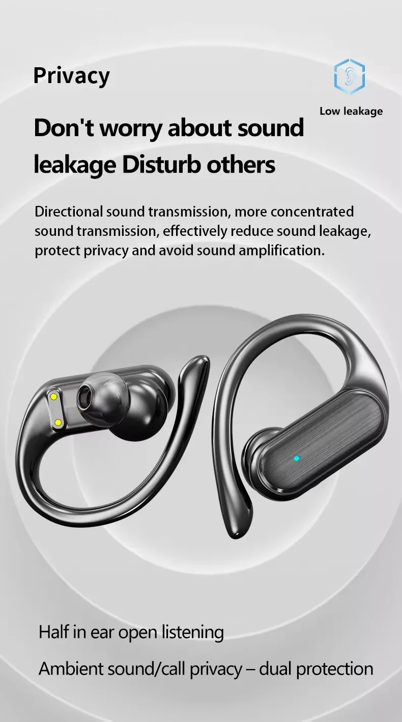 Новейшие беспроводные наушники Tws со светодиодным цифровым дисплеем Bt Hi-Fi стерео гарнитура с шумоподавлением игровые