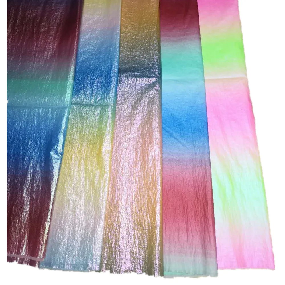 Suzhou meidao 40D 300T nylon taffeta gold foil hot stamping waterproof water repellent fabric printed fabric for wind jacket