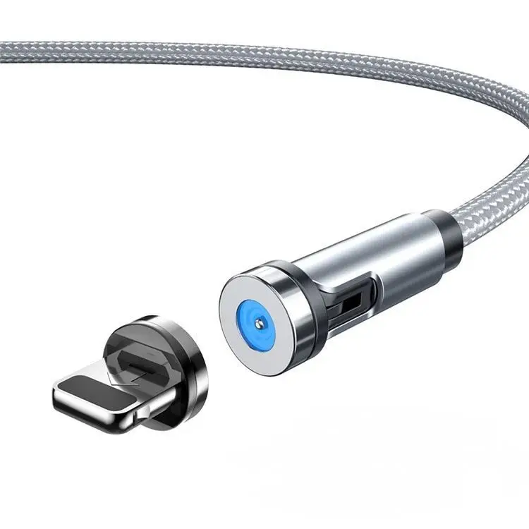 2021 New  Nylon Usb Connector Charger Type C 3.0 Cable Usb Micro 3 In 1 Magnetic Charging cable magnetic