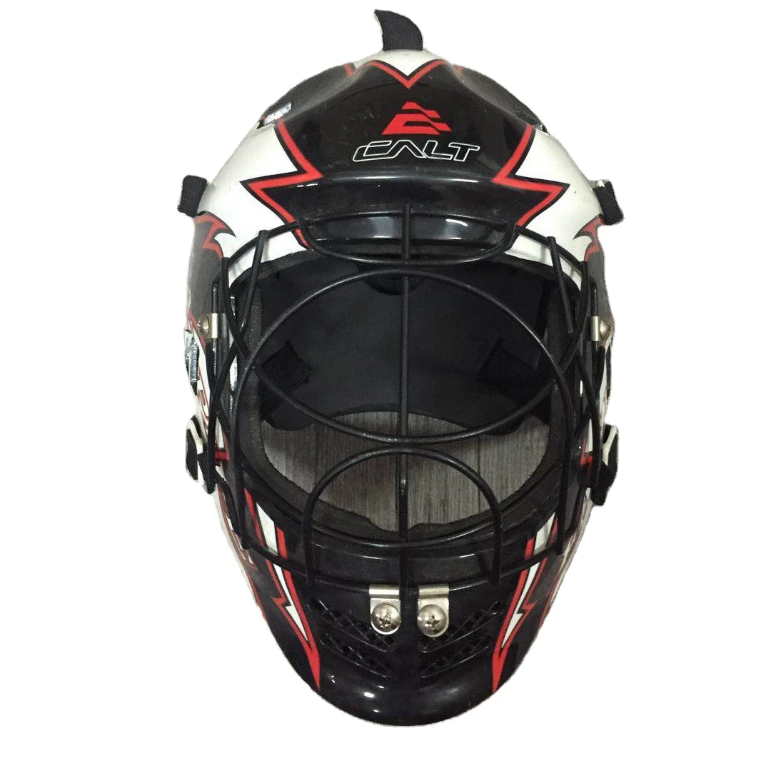 Hot selling street Hockey Goalie Helmet Shell Mask Steel Cage Face Shield Ice Hockey Goalie Helmet