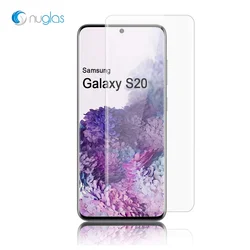Fingerprint Unlock UV Glue 3D full glue Tempered Glass Screen Protector For Samsung S20 5G