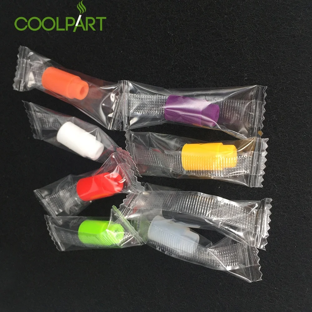 
Colorful Mouthpiece 510 Silicone Disposable E-Cigarette Drip Tip For Atomizer 
