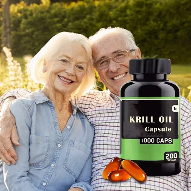 Health Supplements Omega 3 Krill oil softgel Capsules 500mg 1000mg Krill oil softgel