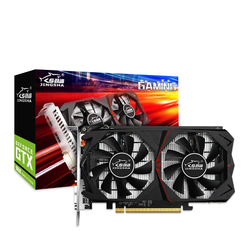 Самая дешевая видеокарта Jingsha 2G/4G 128BIT GDDR5 GPU графические карты GTX 960 Super для игр