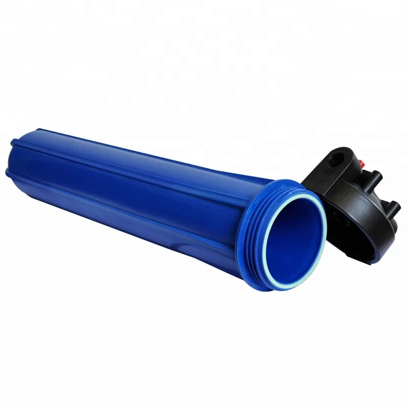 20 Inch whole house Big Blue Filter Housing Water Filter Cartridge For RO System Jumbo plastic clear water filter housing