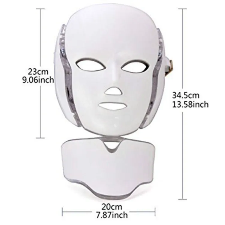 7 Colors Photon Skin Face LED Light Therapy Photodynamics PDT Lamp Machine