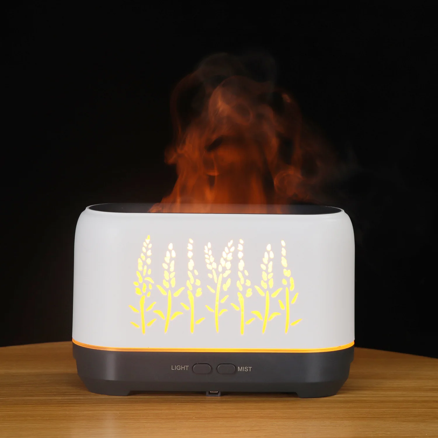 Новинка 2022 года, ароматизатор 200 мл fire flame, светодиодный ультразвуковой диффузор для ароматерапии, Электрический диффузор для эфирного масла, увлажнитель