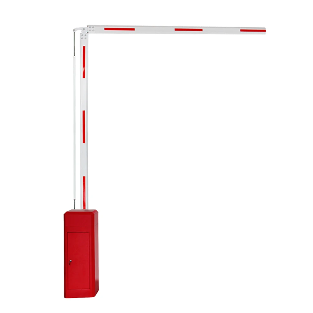 QBDZ-2203 AC 220V Rising Folding Articulated Auto Manual smart power Swing Boom Barrier Gate