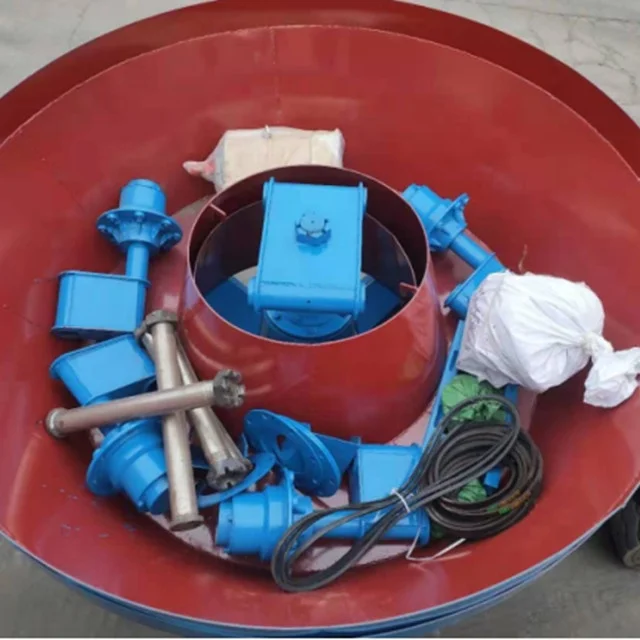 Factory Price 1200 Wet Pan Mill New Construction Gold Grinding Machine with Motor for Ore Magnetic Gravity Separator Application