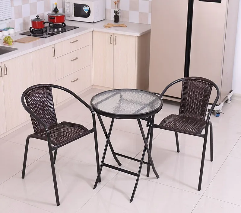 
Modern design outdoor nordic table and chair plastic garden outdoor 