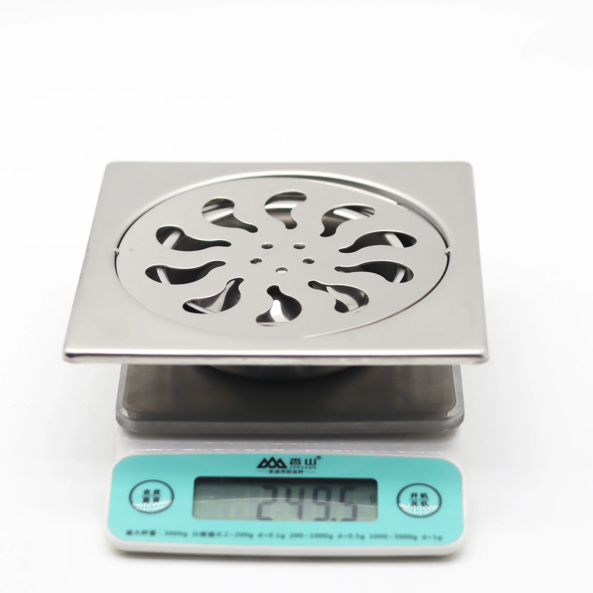 Best Price Rectangular Anti Odour Hair Catcher Metal Floor Drain Trap Cover On Floor