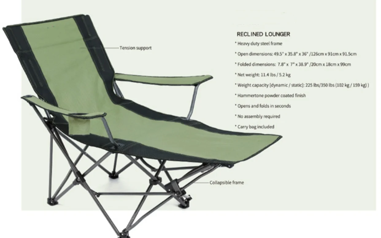 Camping Outdoor furniture Reclining Fishing Chairs Camping Companct Foldable,Camping Chairs Outdoor furniture Chairs