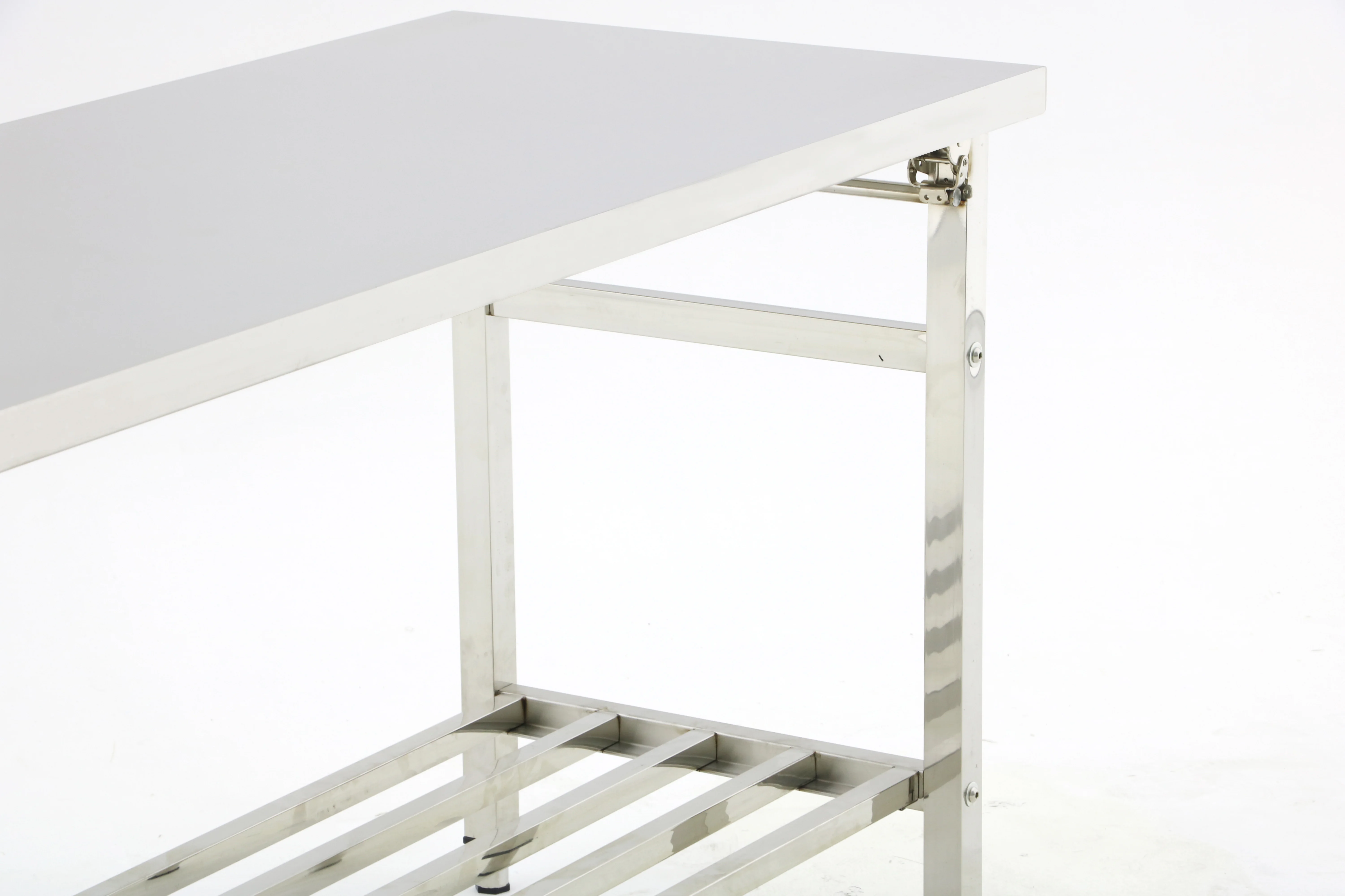 Portable Stainless Steel Folding Table Restaurant Kitchen Equipment Outdoor Commercial Worktable