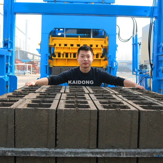 popular in africa block moulding machine Concrete Cement Brick Make Machinery brick machine making automatic