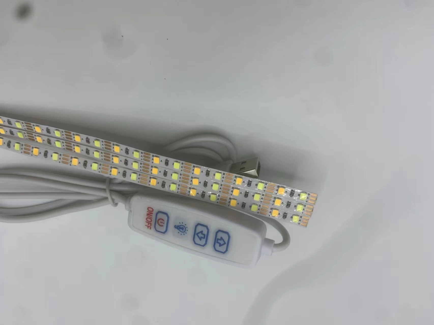 5V USB dual colour decorative photo frame led self-adhesive soft strip ins crafts toys bare board background ambient light strip