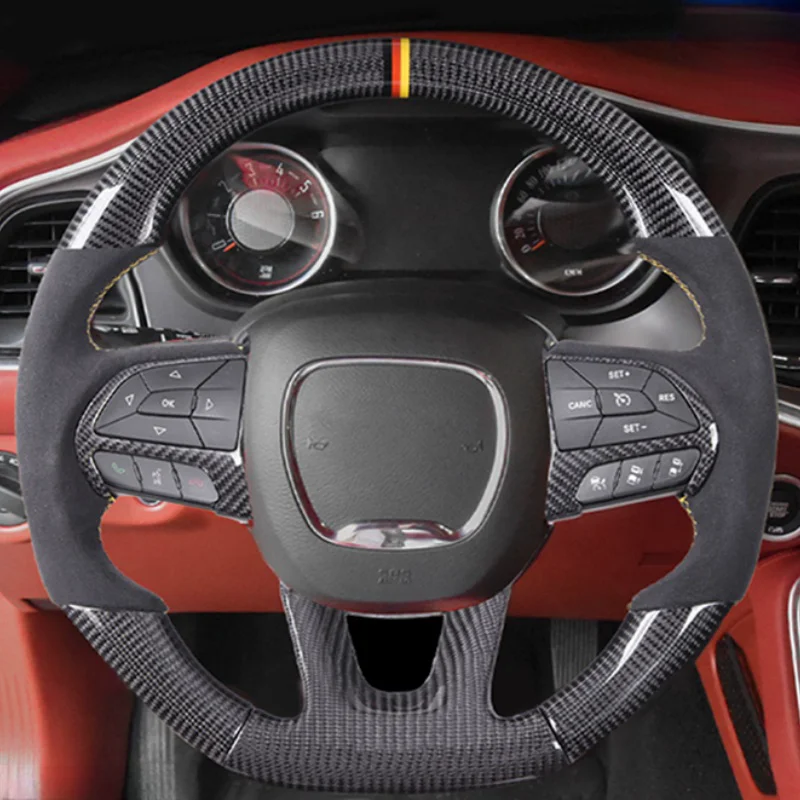 Кованый руль из углеродного волокна для Jeep Grand Cherokee Dodge Challenger высокое качество автомобиля