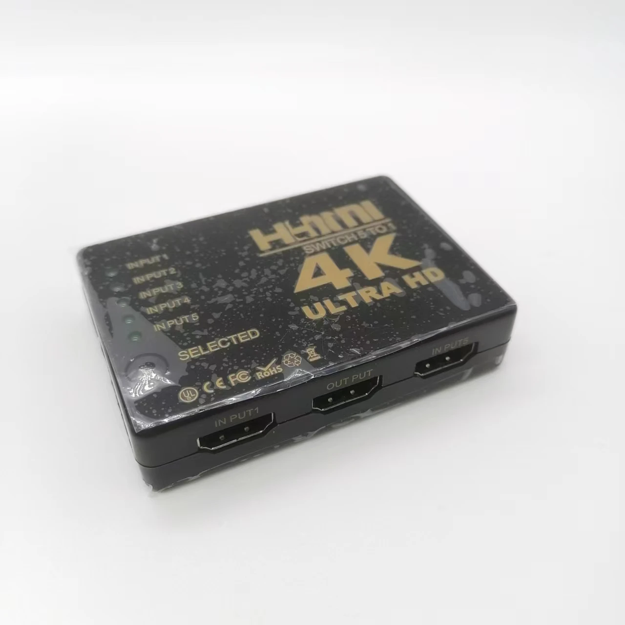 5 Port Amplifier Selector Remote Control HD 1080P Laptop Monitor TV Projector Conversion 4K H DMI Switcher