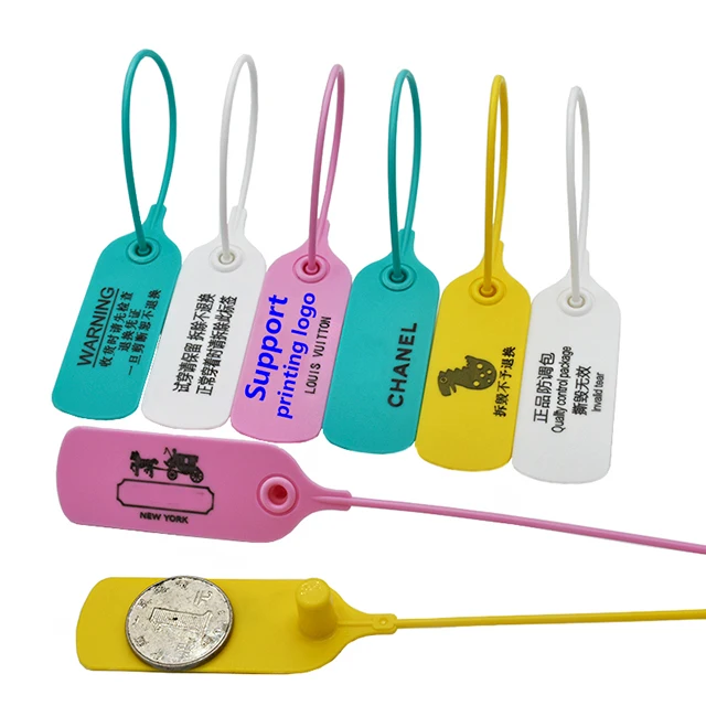 
Одноразовые пластиковые бирки для обуви с логотипом бренда 