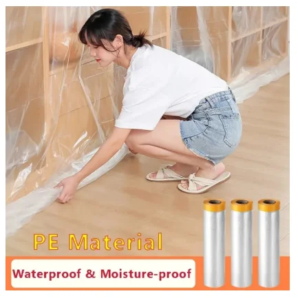 Home Decor Masking Painting Wasabi Tape Film PVC Single Sided Heat-Resistant Pressure Sensitive Adhesive Tape