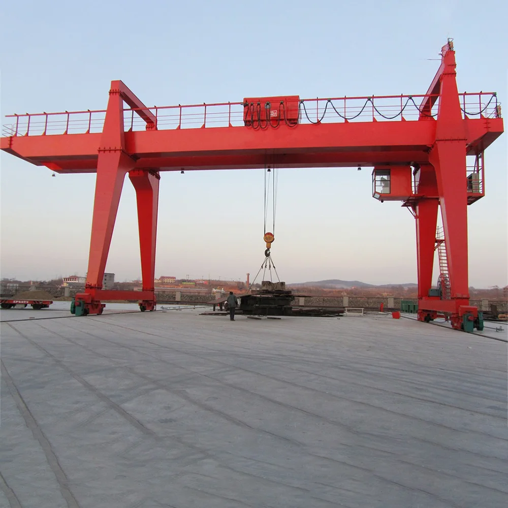 Customizable Steel Wheel Block 40 ton Winch Trolley Double Girder Gantry Crane