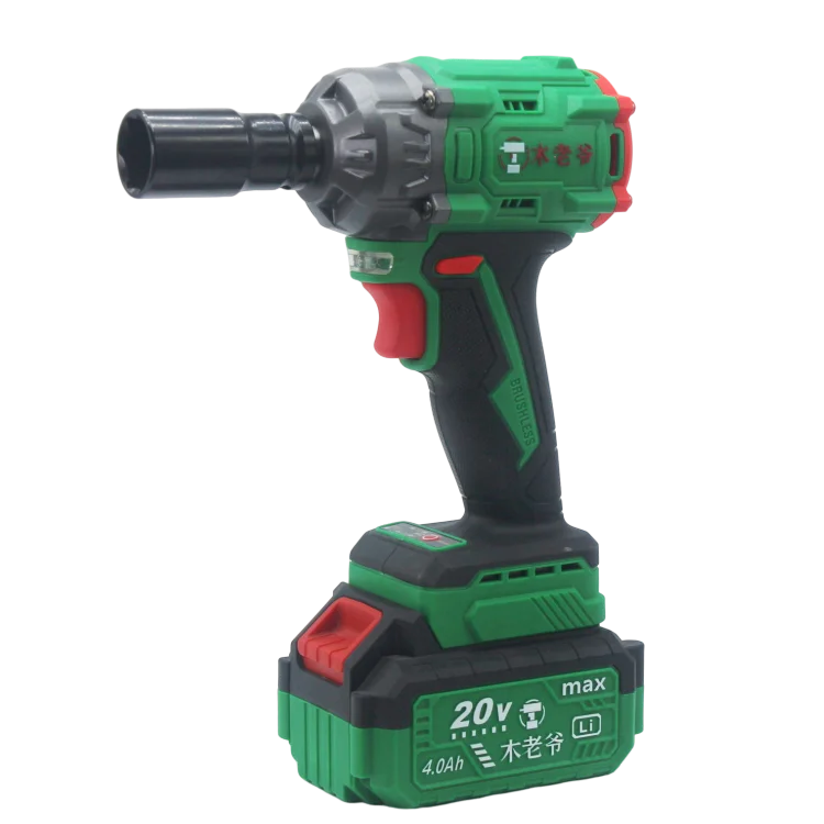 21V Cordless DIY Electric Power Wrench 2921 Air Impact Wrench Rechargeable Li-Ion Battery for Car Repair Industrial Grade