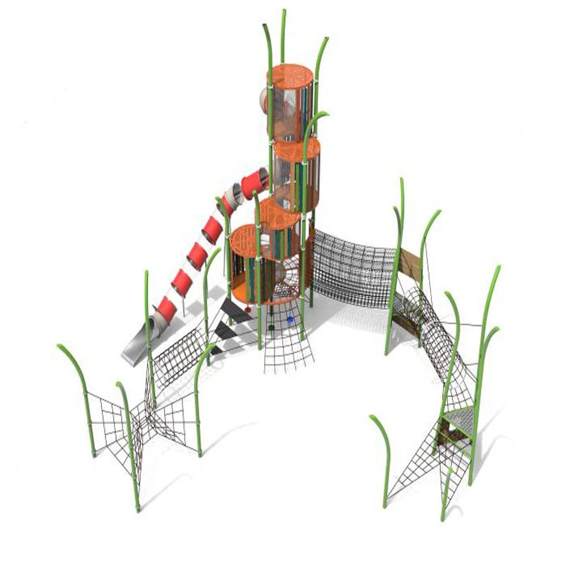 kids Customized  children stainless steel playground slide amusement park large Children outdoor playground