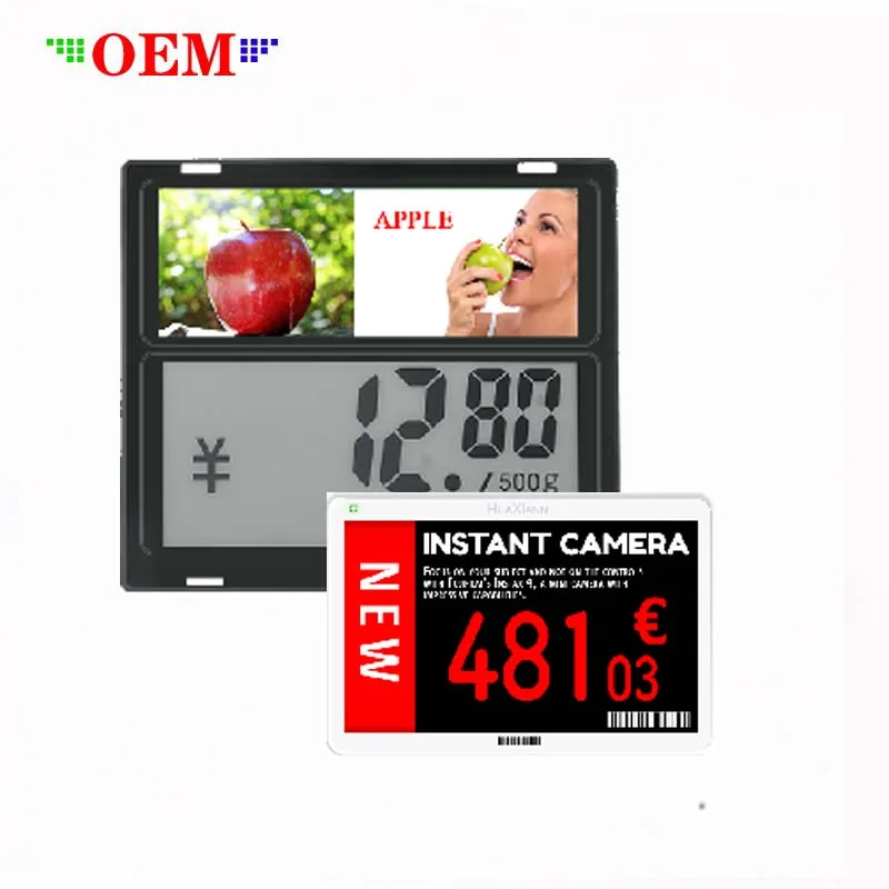Горячая Распродажа 7,0 7,75 8 дюймов цифровой большой e ink дисплей электронная Цена Этикетка для супермаркета магазина полки