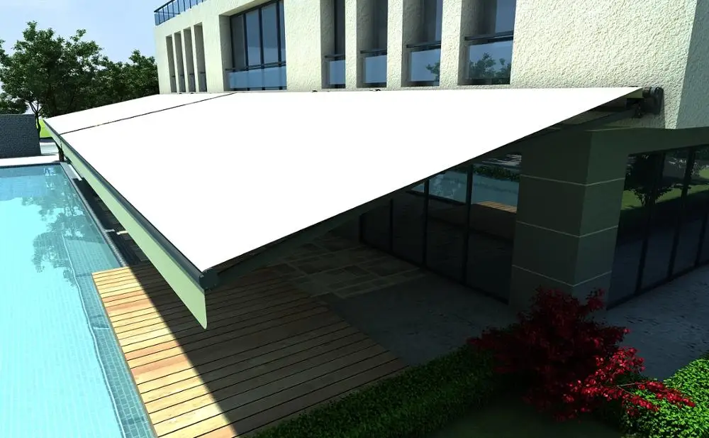 Max 5m Projection Hot Sale High  Quality  Motorized Retractable Awnings  For Sale