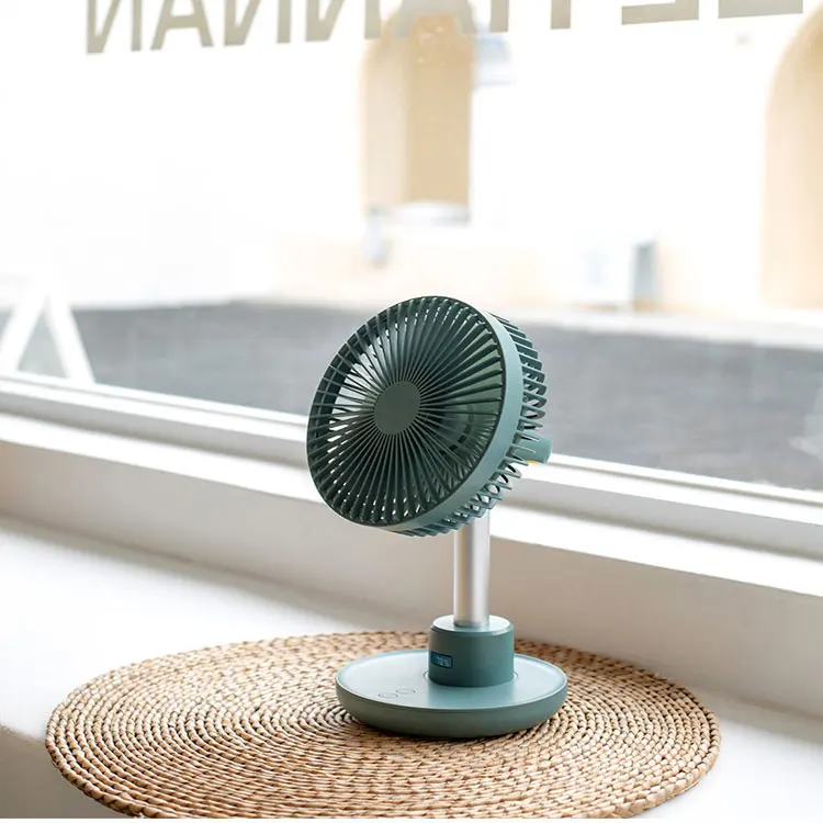 Home appliance 4000mAh USB Rotating Portable Fan High-grade Shaking Mini desk Fan